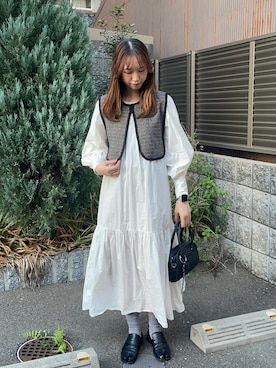 「ワンピース」｜bitaさん（レディース・163cm）の秋コーディネート