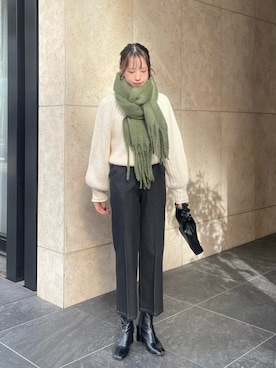 「CLEIO（クレイオ）のアイテム」を使った、bitaさん（骨格ストレート・レディース・162cm）の秋コーディネート