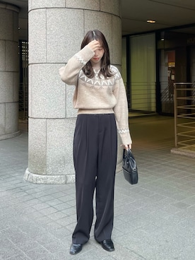 「CLEIO（クレイオ）のアイテム」を使った、bitaさん（レディース・162cm）の冬コーディネート