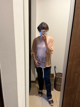 ピンク系のアイテムを使った シースルー の人気ファッションコーディネート Wear