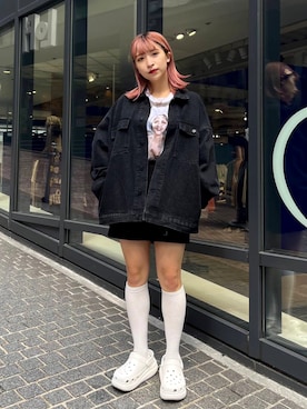 「ALAND（エーランド）のアイテム（ジャケット/アウター）」を使った、ALAND JAPANさん（レディース・153cm）の秋コーディネート