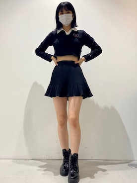 「ミニスカート」｜ALAND JAPANさん（レディース・170cm）の秋コーディネート