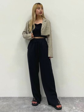 「PLASMASPHERE（プラズマスフィア）のアイテム」を使った、ALAND JAPANさん（レディース・160cm）の秋コーディネート