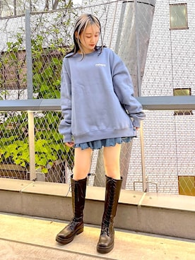 「PLASMASPHERE（プラズマスフィア）のアイテム」を使った、ALAND JAPANさん（レディース・154cm）の秋コーディネート