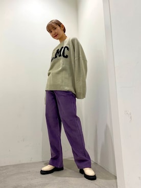 「LMCのアイテム」を使った、ALAND JAPANさん（レディース・165cm）の冬コーディネート