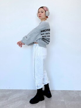 「DEARSTALKER（ディアストーカー）のアイテム」を使った、ALAND JAPANさん（レディース・164cm）の秋コーディネート