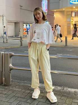 「ISTKUNST（イストクンスト）のアイテム」を使った、ALAND JAPANさん（レディース・153cm）の夏コーディネート