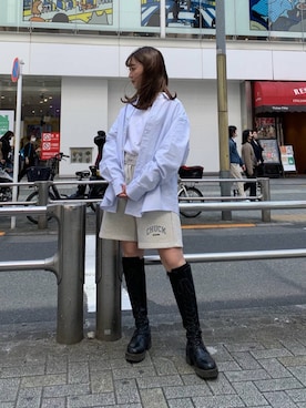 「COVERNAT」｜ALAND JAPANさん（レディース・153cm）の春コーディネート