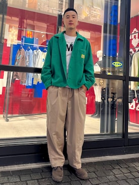 「LMCのアイテム（トップス）」を使った、ALAND JAPANさん（メンズ・175cm）の秋コーディネート