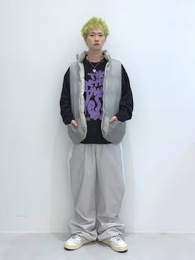 「ALAND（エーランド）のアイテム（パンツ）」を使った、ALAND JAPANさん（メンズ・173cm）の冬コーディネート