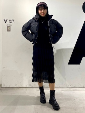 「ALAND（エーランド）のアイテム（ジャケット/アウター）」を使った、ALAND JAPANさん（レディース・170cm）の冬コーディネート
