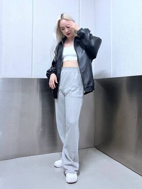 「V2（ブイツー）のアイテム」を使った、ALAND JAPANさん（レディース・163cm）の春コーディネート