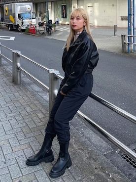 「LADY VOLUME（レディーボリューム）のアイテム」を使った、ALAND JAPANさん（レディース・160cm）の秋コーディネート