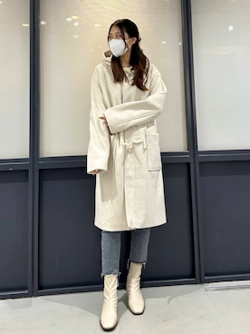 「ALAND（エーランド）のアイテム（ジャケット/アウター）」を使った、ALAND JAPANさん（レディース・167cm）の冬コーディネート