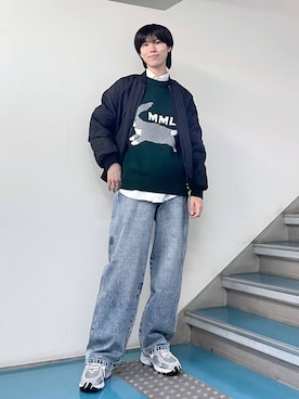 「87mm（87mm）のアイテム」を使った、ALAND JAPANさん（メンズ・177cm）の冬コーディネート