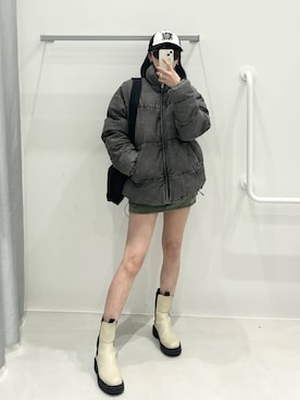 「ALAND（エーランド）のアイテム（ジャケット/アウター）」を使った、ALAND JAPANさん（レディース・167cm）の冬コーディネート