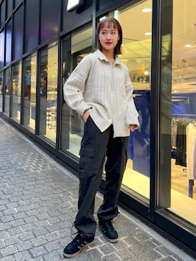 「THE MILES（ザ マイルズ）のアイテム」を使った、ALAND JAPANさん（レディース・160cm）の秋コーディネート