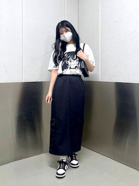 「NICE GHOST CLUB（ナイスゴーストクラブ）のアイテム」を使った、ALAND JAPANさん（レディース・162cm）の春コーディネート