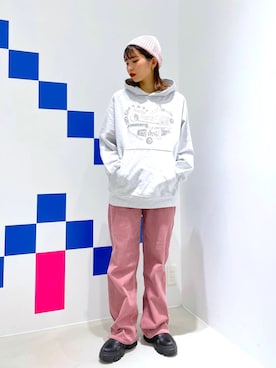 「VIVASTUDIO（ビバスタジオ）のアイテム」を使った、ALAND JAPANさん（レディース・159cm）の冬コーディネート