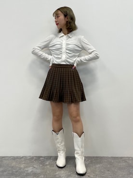 「ZPLISH（ジプリシュ）のアイテム」を使った、ALAND JAPANさん（レディース・153cm）の秋コーディネート
