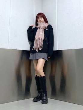 ALAND JAPANさん（レディース・171cm）の冬コーディネート