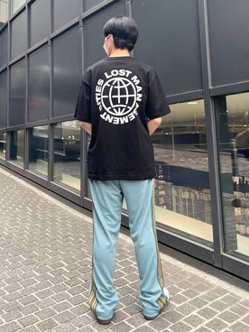 「LMCのアイテム（トップス）」を使った、ALAND JAPANさん（メンズ・172cm）の春コーディネート