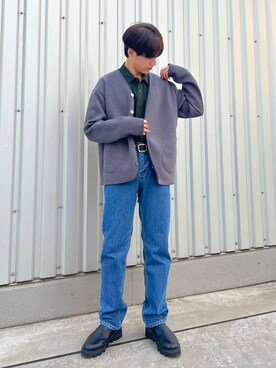 「ALAND（エーランド）のアイテム（パンツ）」を使った、ALAND JAPANさん（メンズ・172cm）の秋コーディネート