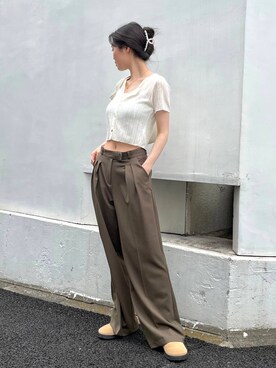 ALAND JAPANさん（レディース・165cm）の夏コーディネート