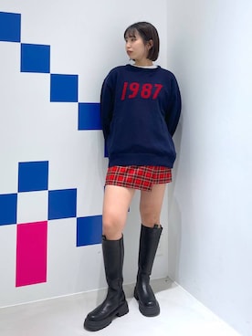 「87mm（87mm）のアイテム」を使った、ALAND JAPANさん（レディース・159cm）の冬コーディネート