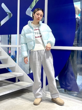 「BITTER CELLS（ビターセルズ）のアイテム」を使った、ALAND JAPANさん（レディース・164cm）の冬コーディネート