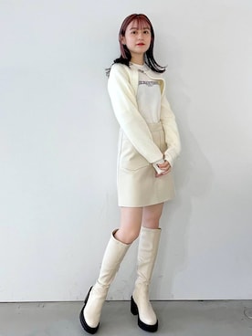 「MAGPIEROBIN（マグパイロビン）のアイテム」を使った、ALAND JAPANさん（レディース・154cm）の秋コーディネート