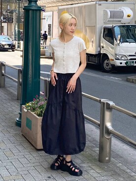 ALAND JAPANさん（レディース・165cm）の夏コーディネート