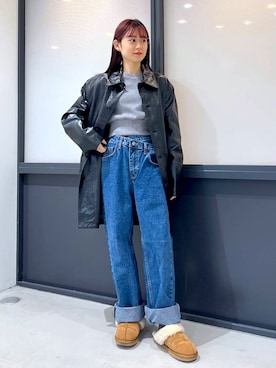 「VIVASTUDIO（ビバスタジオ）のアイテム」を使った、ALAND JAPANさん（レディース・154cm）の冬コーディネート