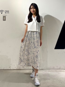 「ALAND（エーランド）のアイテム（ジャケット/アウター）」を使った、ALAND JAPANさん（レディース・167cm）の夏コーディネート