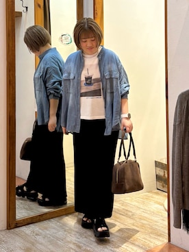 「ピュアルセシン」｜なかじさん（レディース・158cm）の夏コーディネート