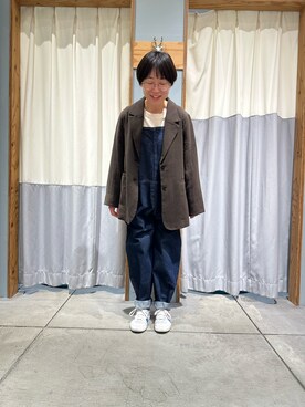 「Samansa Mos2（サマンサ モスモス）のアイテム（ジャケット/アウター）」を使った、みやむらさん（レディース・152cm）の秋コーディネート