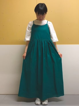 「USAコットン」｜みやむらさん（レディース・152cm）の夏コーディネート