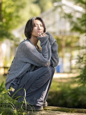 「Dr. Martens（ドクターマーチン）のアイテム」を使った、sakuさん（メンズ・172cm）の夏コーディネート