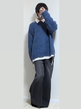 「selle glant（セレグランテ）のアイテム」を使った、sakuさん（メンズ・172cm）の秋コーディネート