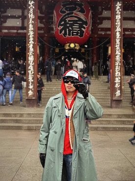 「sot（ソット）のアイテム」を使った、AITOさん（メンズ・168cm）の冬コーディネート