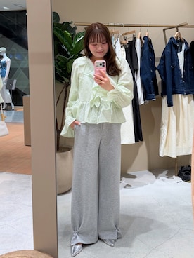 Nishimura Misakiさん（レディース・160cm）の春コーディネート