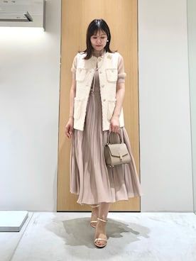 「パーティースタイル」｜「アイテム（その他アウター）」を使った、Hashizaki.yさん（レディース・165cm）の夏コーディネート