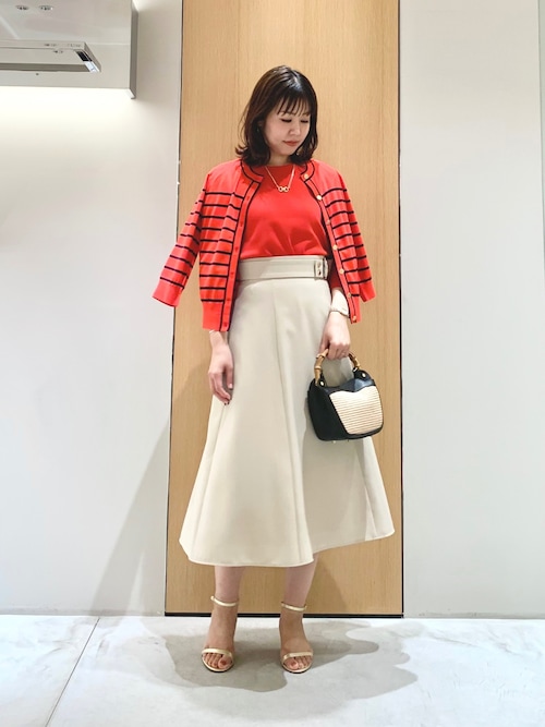 ANAYI スカート ソフトオックスベルトデザイン : ZOZOTOWN Yahoo