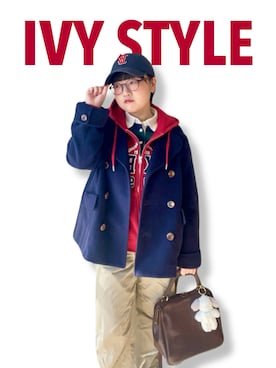 「F i.n.t（フィント）のアイテム」を使った、ふじたゆきさん（レディース・150cm）の冬コーディネート