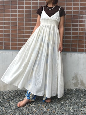 「coca（coca）（コカ）のアイテム」を使った、omiさん（レディース・166cm）の夏コーディネート