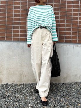 「menue（メヌエ）のアイテム」を使った、omiさん（レディース・166cm）の夏コーディネート