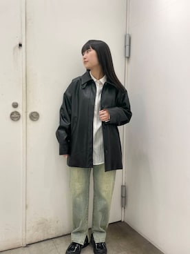 「SENSE OF PLACE by URBAN RESEARCH（センスオブプレイスバイアーバンリサーチ）のアイテム（その他アウター）」を使った、eeeat33さん（レディース・157cm）の春コーディネート