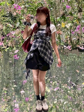 「アイテム（キャミソール）」を使った、kohakuさん（レディース・160cm）の夏コーディネート