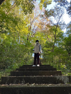 「秋のコーデ」｜「UNIQLO（ユニクロ）のアイテム（パーカー）」を使った、mi3838さん（メンズ・175cm）の秋コーディネート