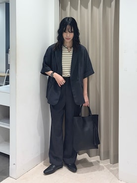 「アイテム（その他アウター）」を使った、wakaさん（レディース・162cm）の夏コーディネート